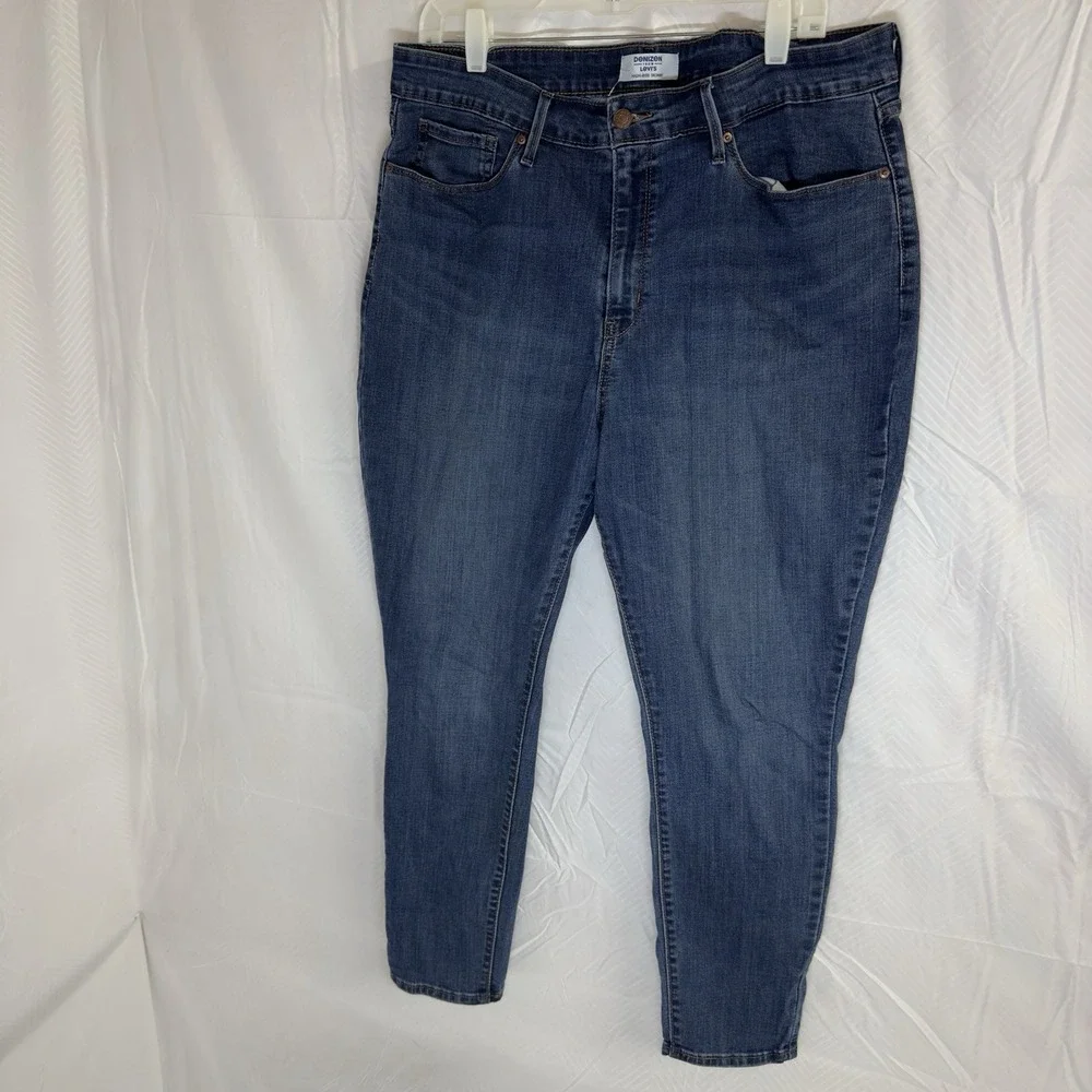 Denizen Levi High Rise Straight Super Stretch 33 Waist 28 Length Men's Denim 16S